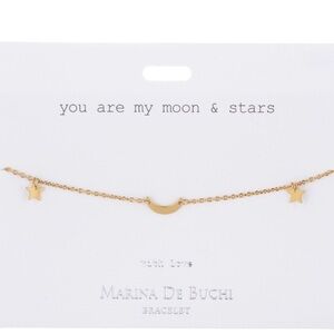 Marina de Buchi Gold Moon & Stars Bracelet